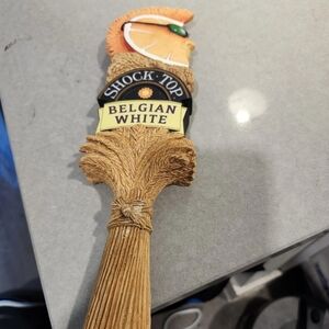 Shock Top Belgian White Beer Tap Handle